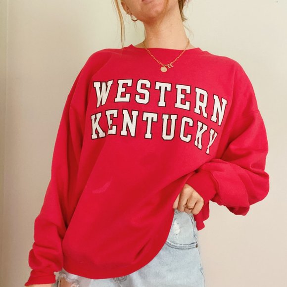 Champion Tops - Vintage Champion Red Western Kentucky Crewneck